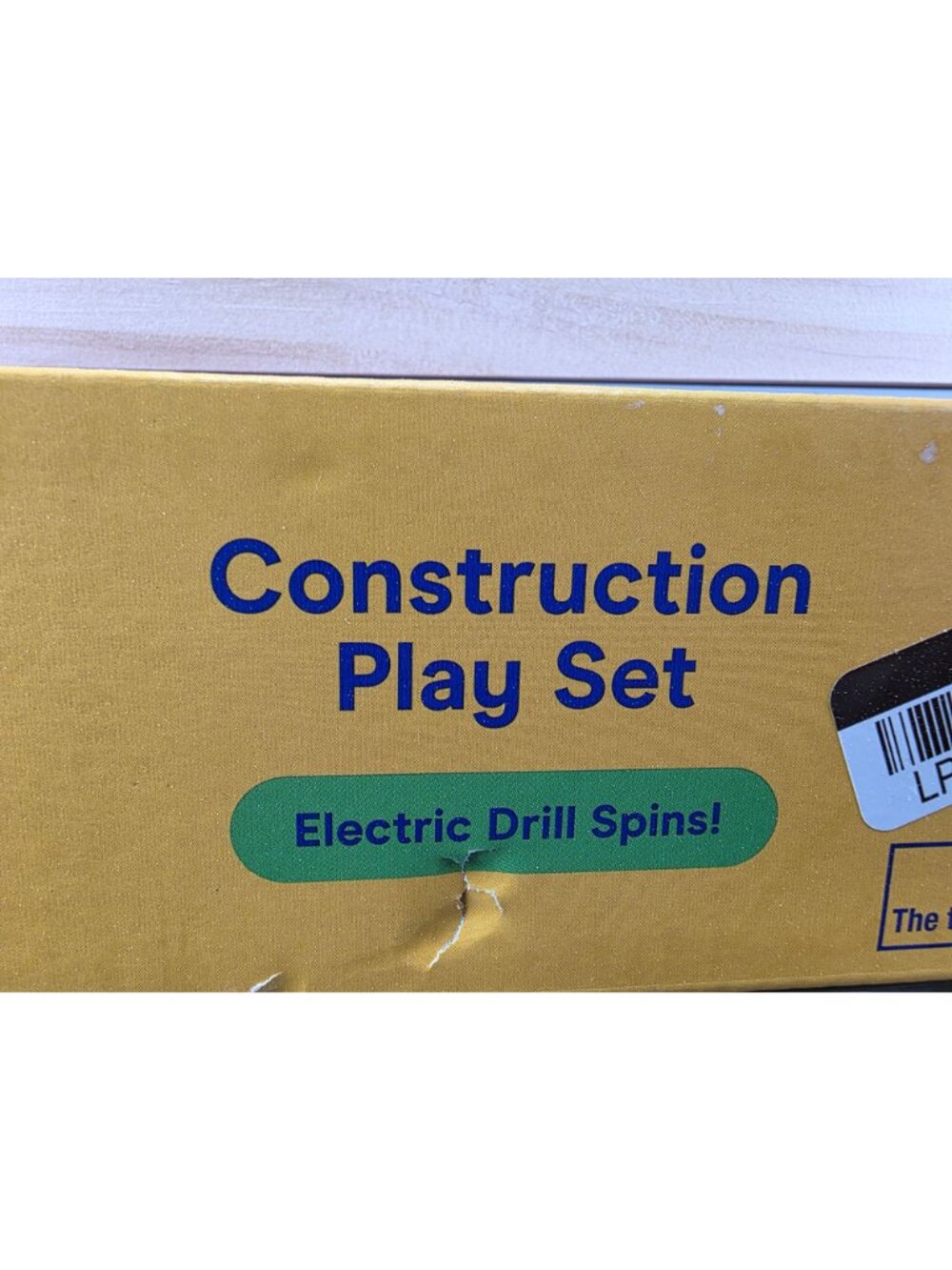 Gigglescape Construction Play Set 36-Piece With Electric Drill & Wooden Toolbox - Picture 6 of 12